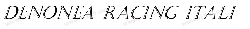 Denonea Racing Itali字体转换 Denonea Racing Itali字体转换